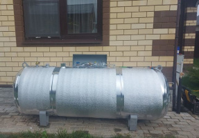 Монтаж газгольдера 1400 л для дома в Дедовске
